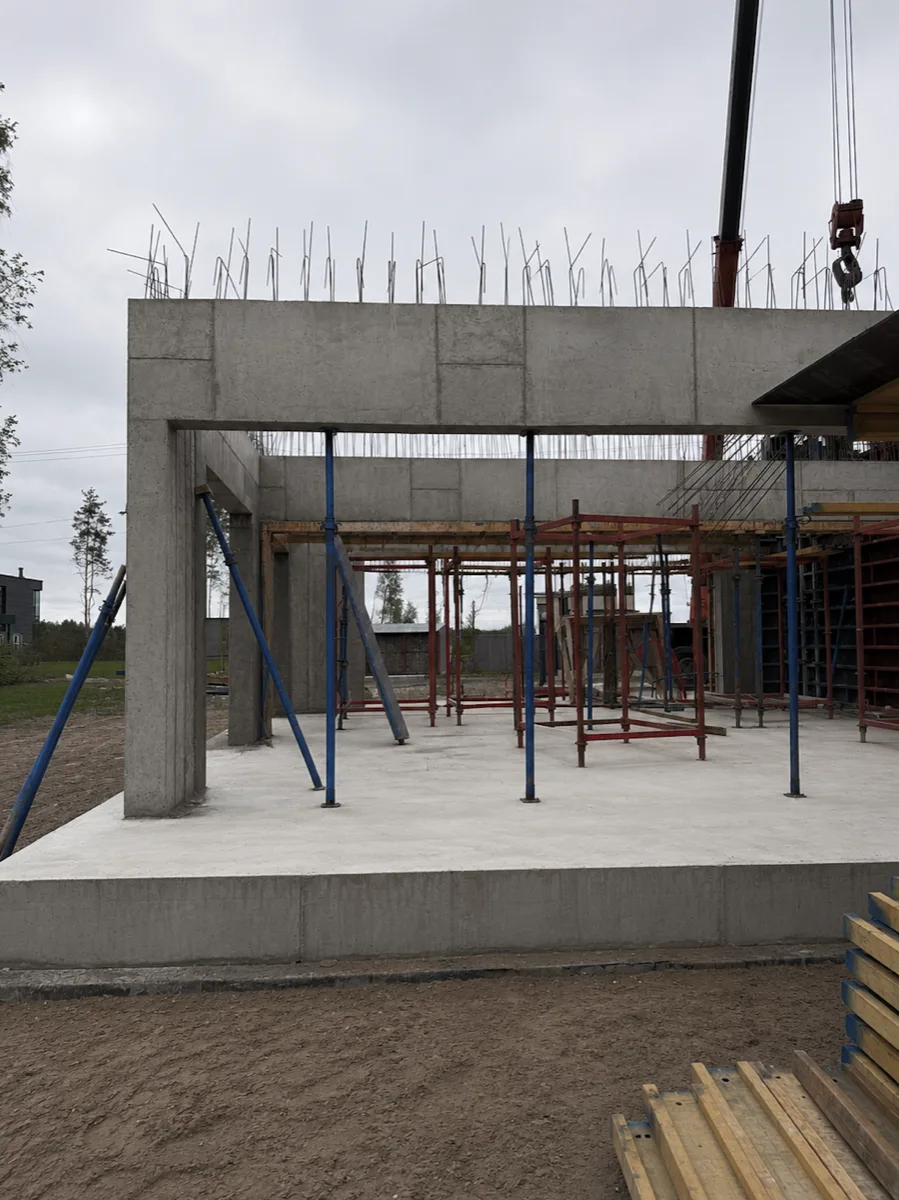 Монолит, армирование, опалубка · дом 342 м²